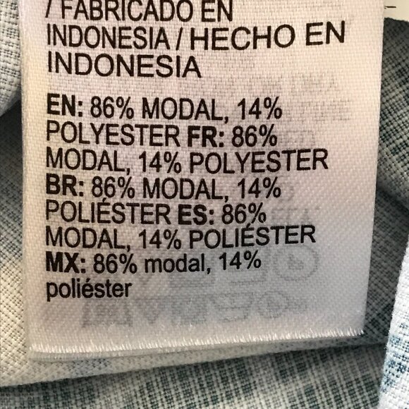 Quicksilver Waterman Collection Comfort Fit Shirt Men XL Blue Geometric Tribal - Picture 11 of 13